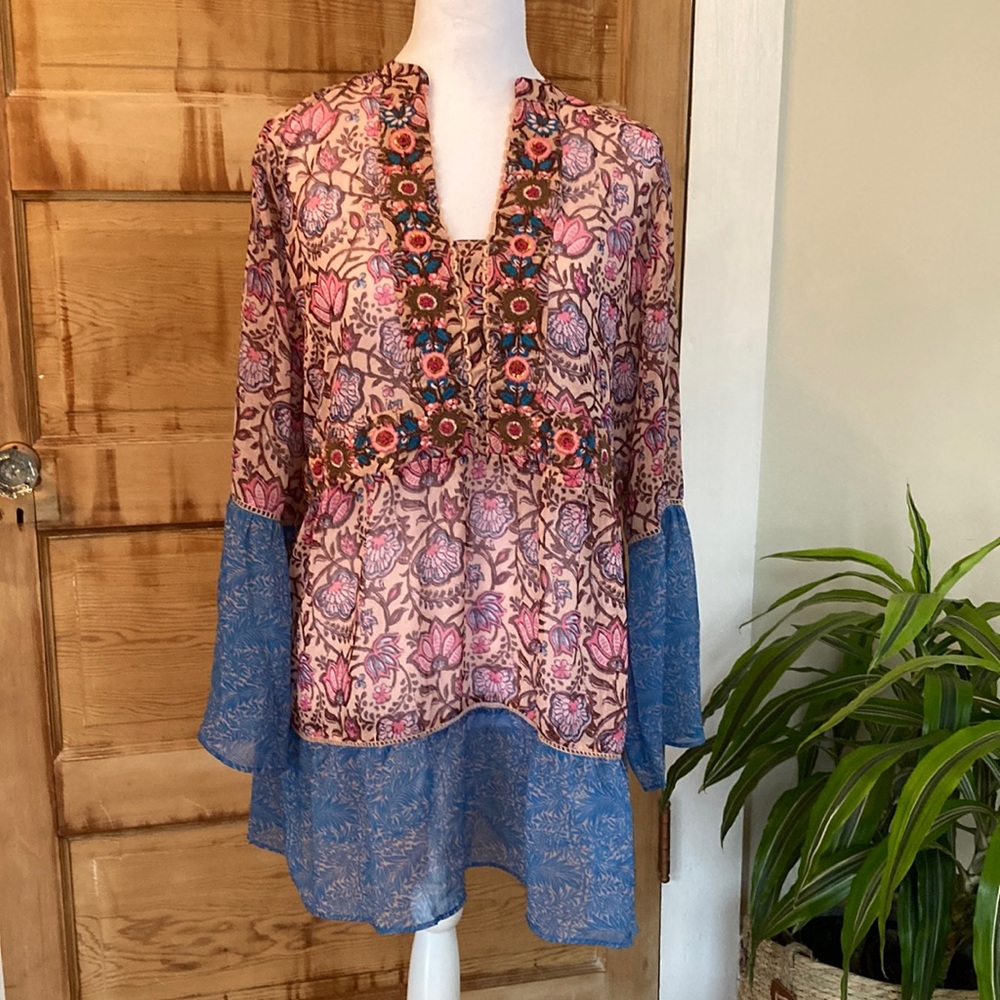 Soft surroundings Pergola paisley tunic